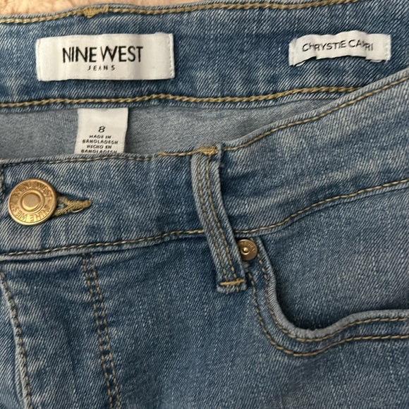 Nine West Jeans size 8 Christi Capri - Picture 5 of 10